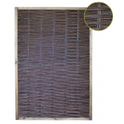 Płot wiklinowy SICILIA 180x120 cm IMPREGNOWANY PALISANDER